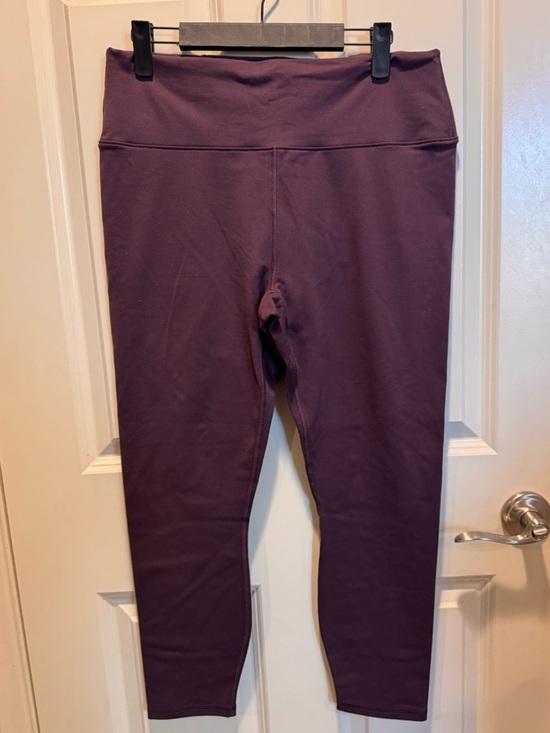 Fabletics Pants - Fabletics Women Deep Plum High-Waist Leggings